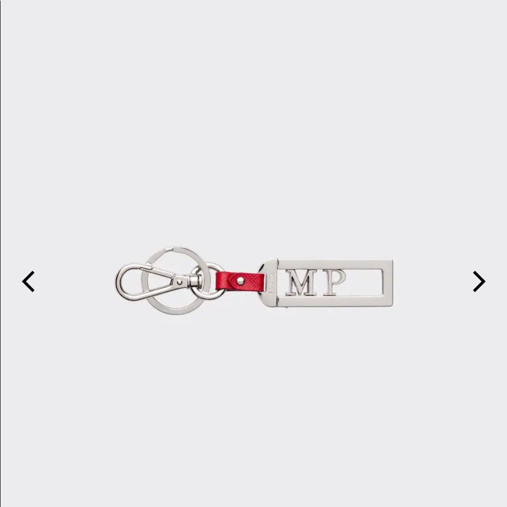 Prada Initial (My Character) Keychain